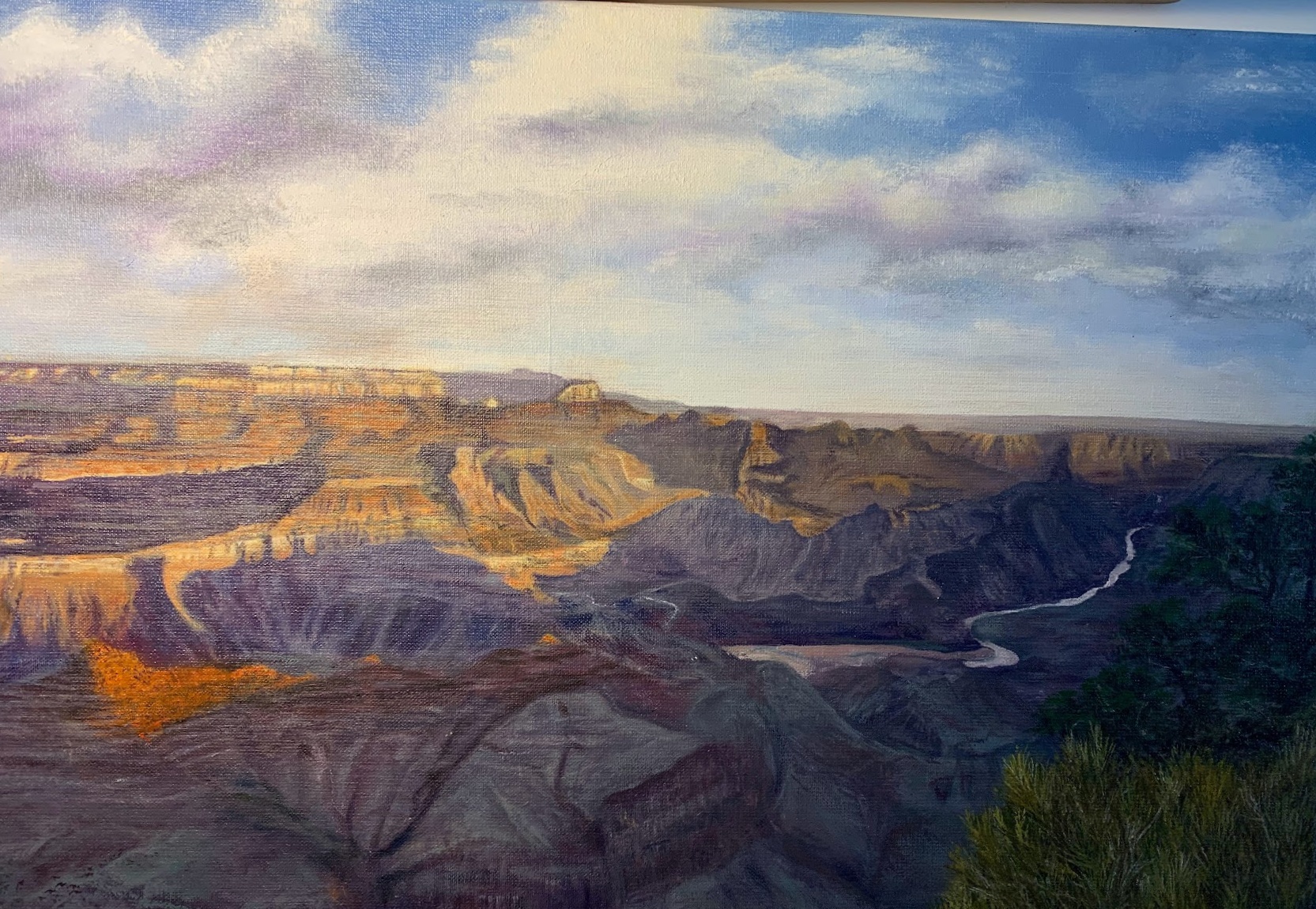 Canyon bij Schemering